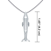 Sterling Silver Mike Whale Pendant TPD5217 - Pendant